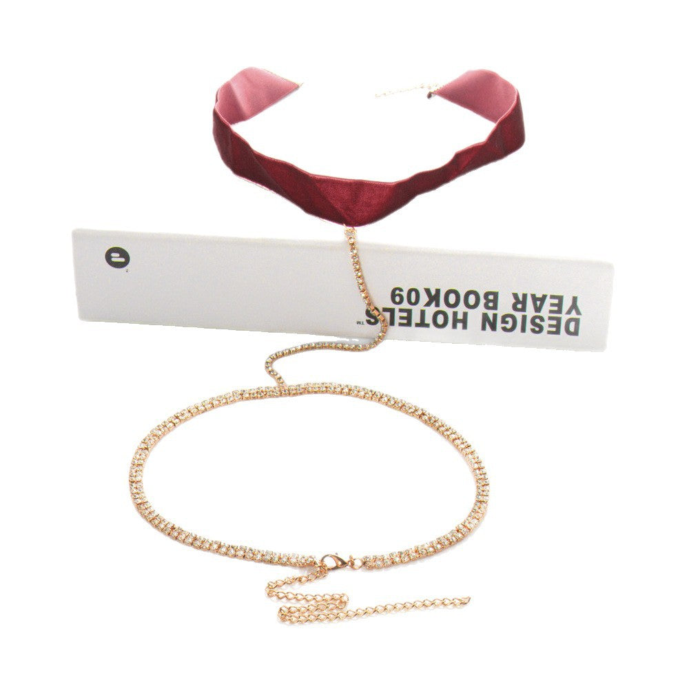 Fashion Minimalist Claw Diamond Full Diamond Body Chain
