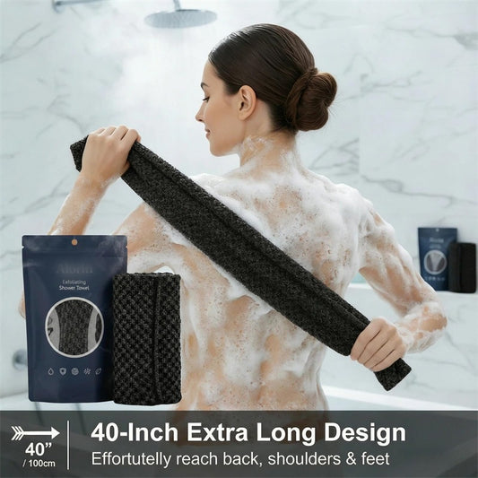 Daily Gentle Cleansing And Smoothing Bath Towel For Skin Care
