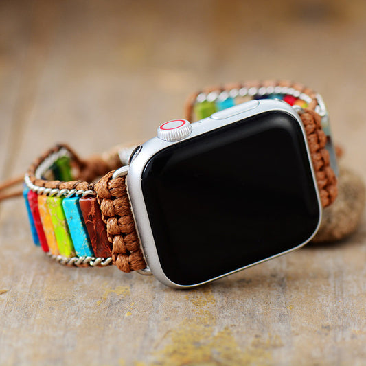 Imperial Stone Hand-Woven Smart Watch Strap