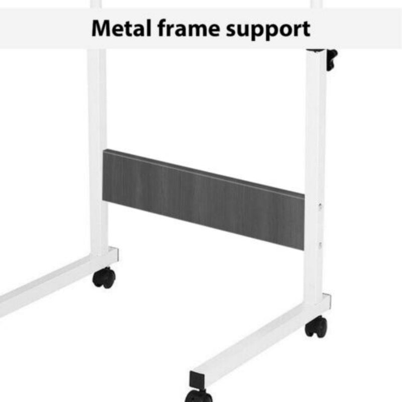 Mobile Laptop Desk Computer Table Stand Adjustable Bed Bedside Portable Study
