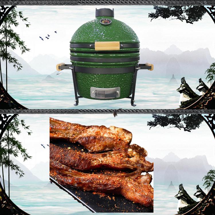 16-inch Ceramic Barbecue Grill European And American Style For Outdoor Use