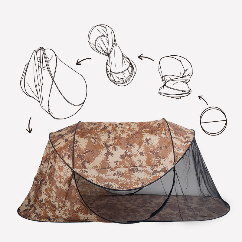 Oval-Shaped Extra-Large Outdoor And Indoor Mosquito Net Tent