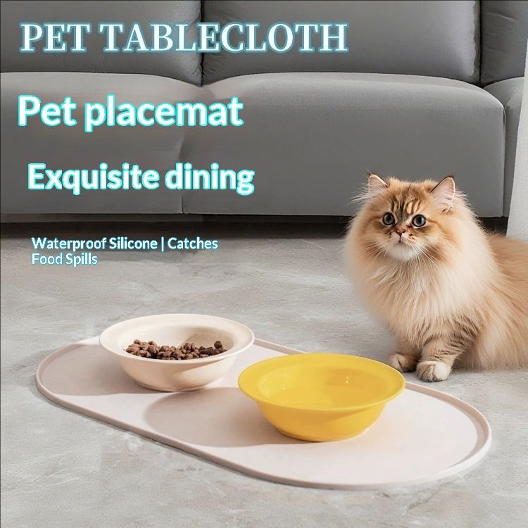 Waterproof And Non-slip Silicone Pet Placemat