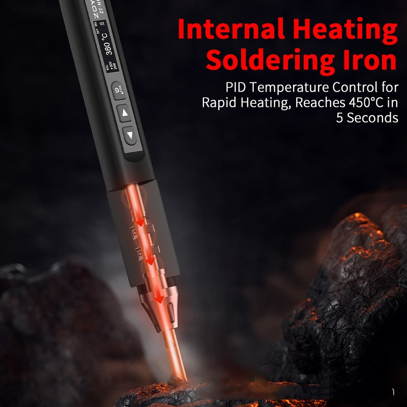 Smart Constant-Temperature Soldering Iron High-Power 96W Compact Soldering Pen