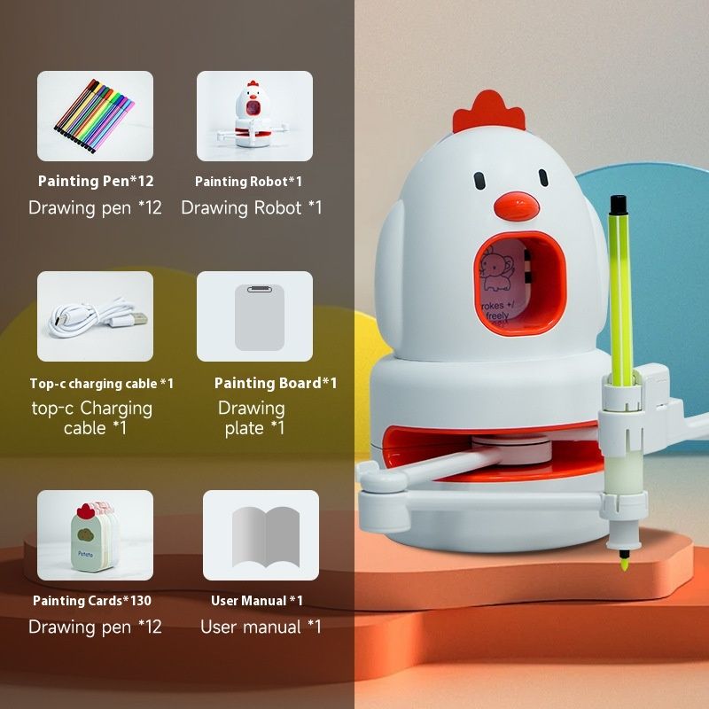 Children's Intelligent Painting Robot Early Education Educational Toys