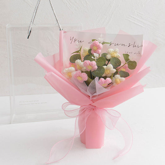 Cross-border Best-selling Hand-crocheted Yarn Bouquet