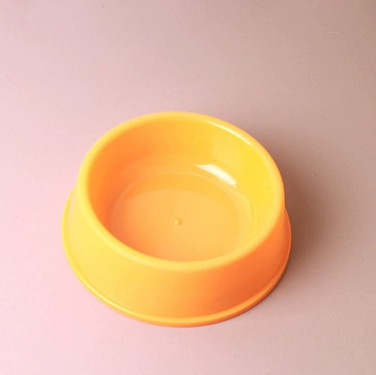 Pet bowl-round single bowl-egg yolk-plastic-1 piece