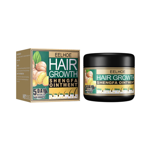 EELHOE Ginger Hair Cream, Thick Hair Deep Cleaning And Smooth Hair Repair Dry Hair