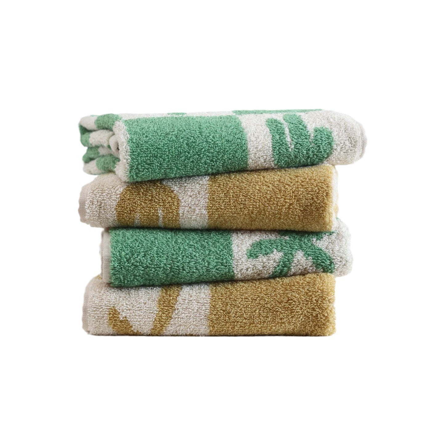 Retro Color-Block Absorbent Bath Towel For The Bathroom