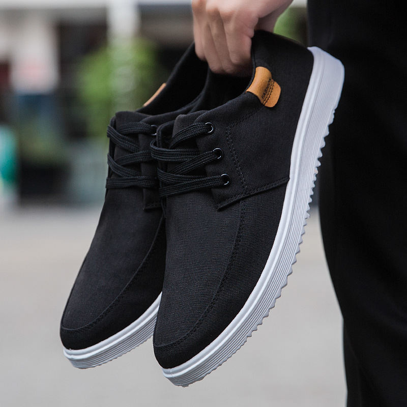 Men's Shoes Breathable Canvas Shoes Korean Style Trendy
