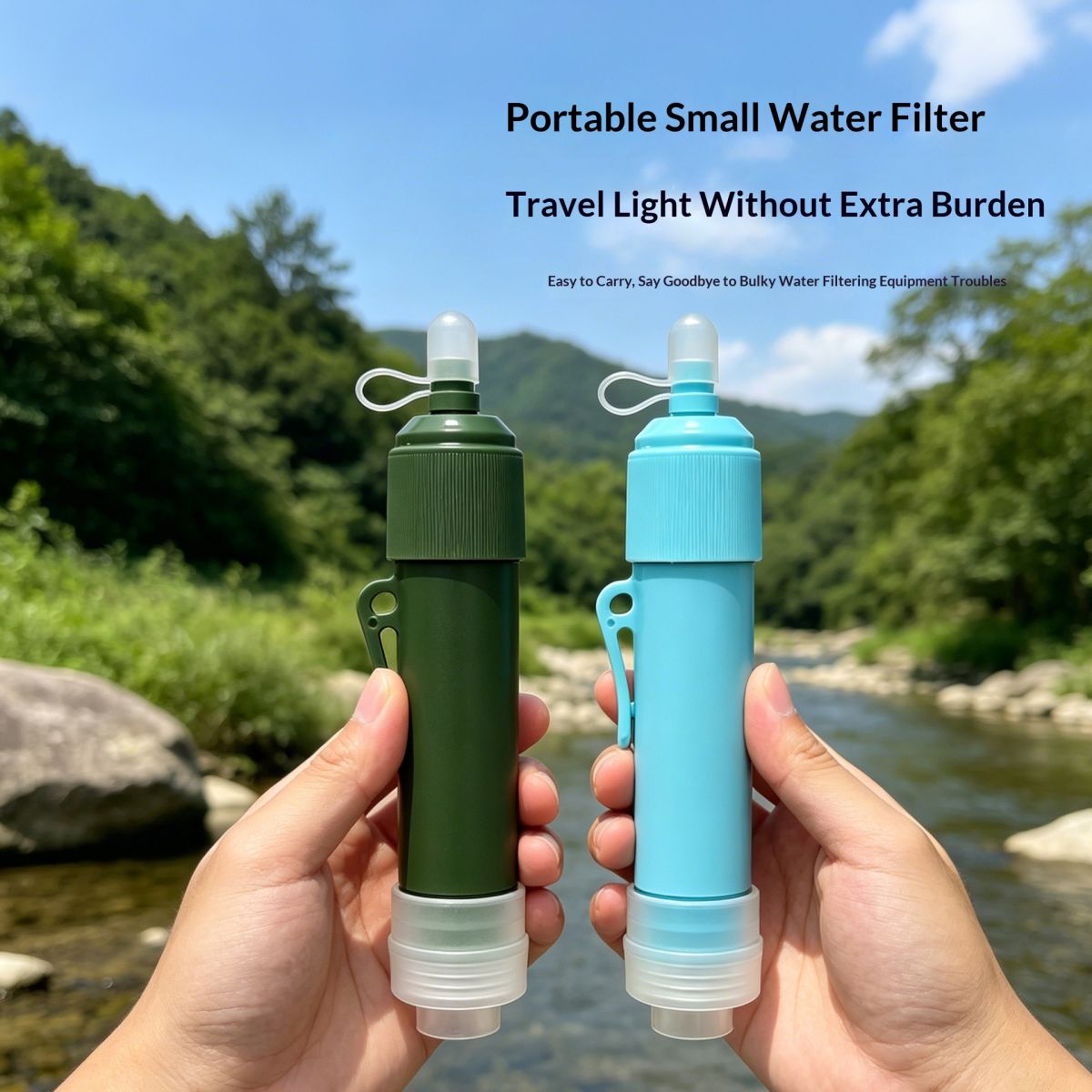 Outdoor Emergency Rescue Flood-Resistant Portable Mini Filter