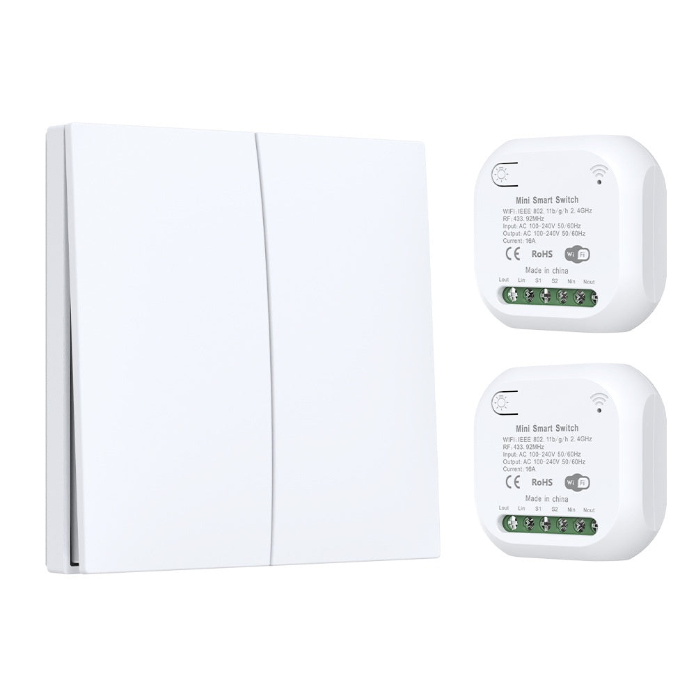 Wireless Smart Control Panel Featuring Self-powered, Wiring-free Design