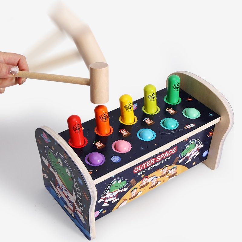 Whac-a-mole Early Education Children's Wooden Fun Strike Toys