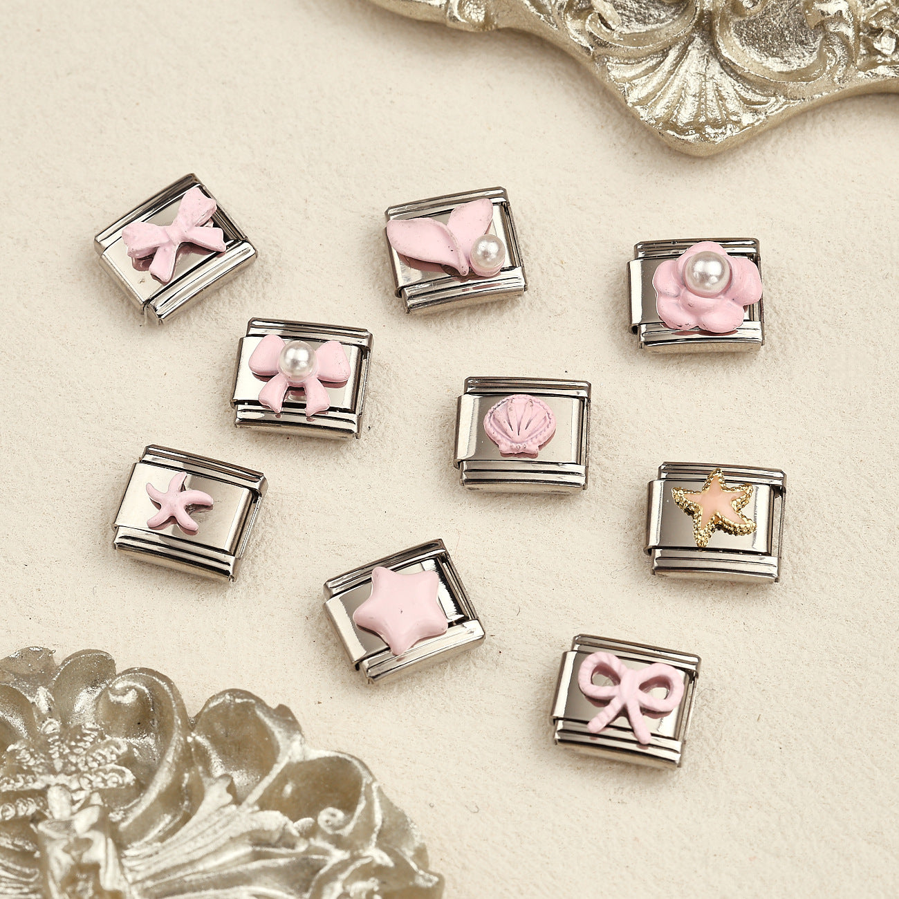 Italian Stainless Steel Modular Bracelet Accessories