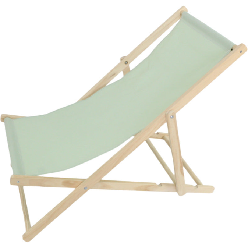 Solid Wood Beach Chair Outdoor Lounge Chair