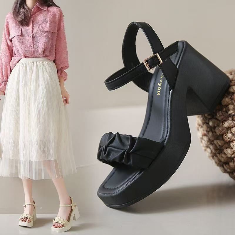 Women Platform Sandals, 2026 New Height Increasing Soft Anti-Slip Casual Sandals, Versatile Outdoor Fashion Shoes For Petite Women, Perfect Match With Dresses