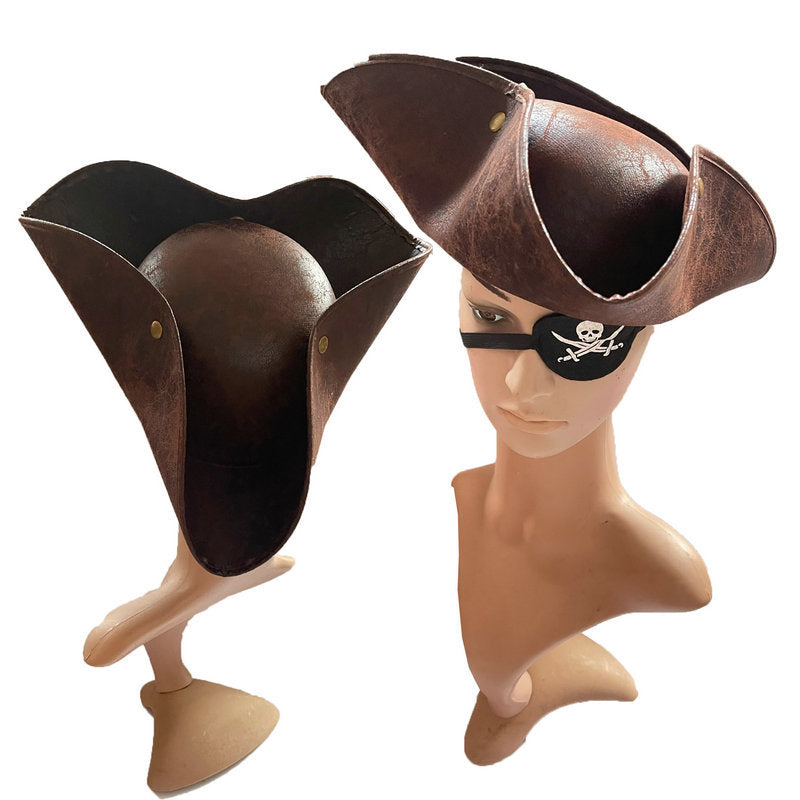 Party Makeup Ball Props Captain Hat Triangle Shawl