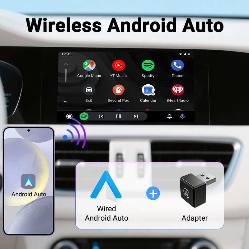 CarPlay Module 2-in-1 Smart Portable In-Car Connectivity Box