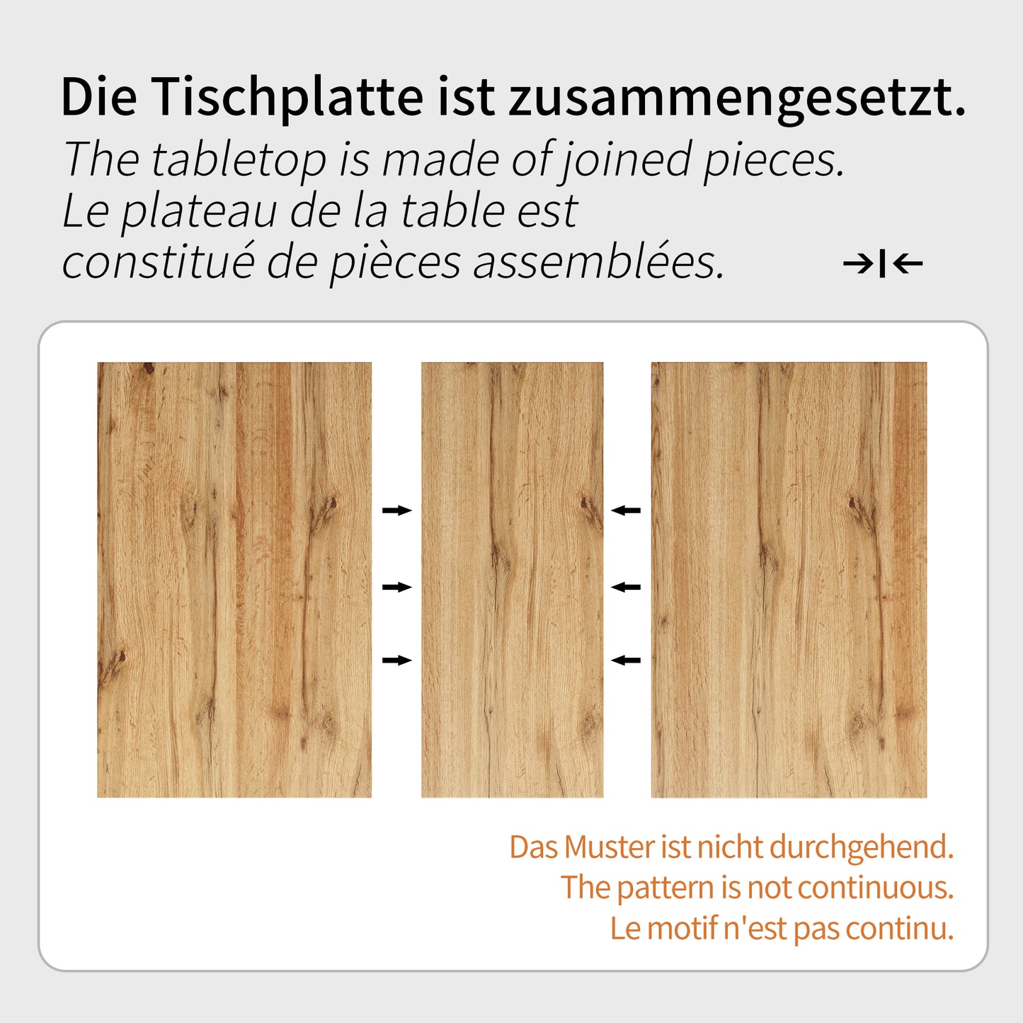 Telescopic Dining Table  118-157X70X75cm , Table, Kitchen Table, Extendable Table, Extendable To 118-157cm With The Help Of Internal Inserts, For Kitchen And Living Room, Wood-coloured Dining Table