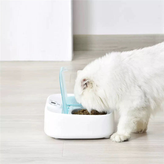 Smart Automatic Dual-Feeding Pet Feeder With Timer