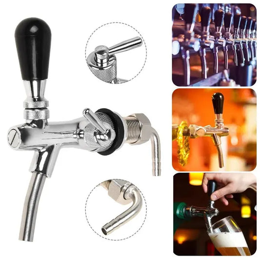 Chrome-plated Adjustable Beer Faucet For Beer Equipment