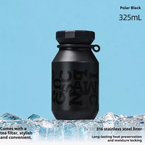 Outdoor Portable Tea-Brewing Couples Insulated Water Bottle