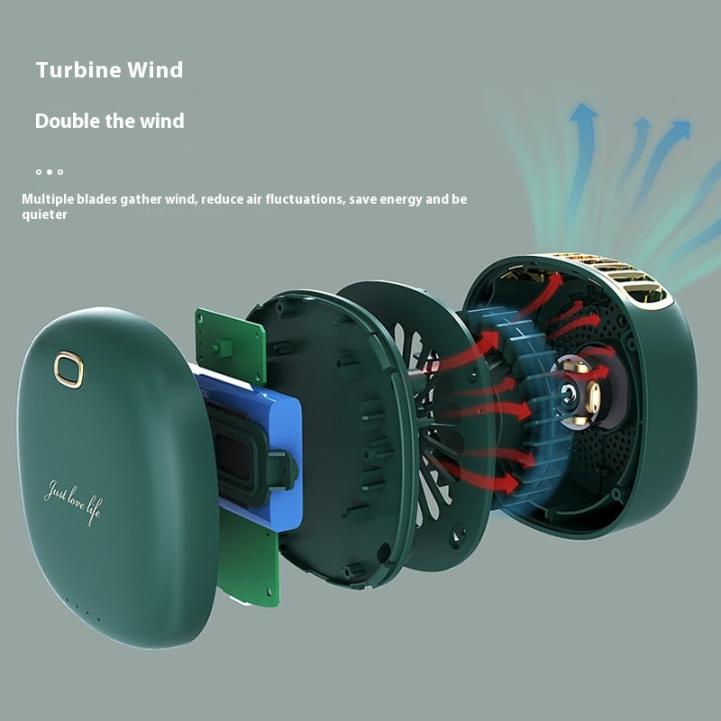 Hanging Neck Fan Usb Mini Charging Portable Bladeless Fan