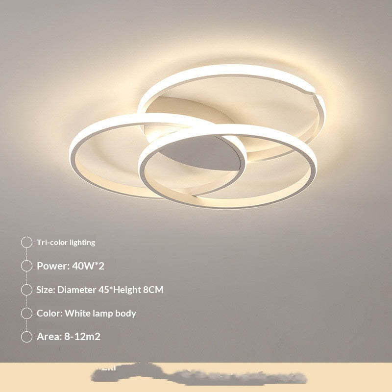 Nordic-style LED Ceiling Light For The Master Bedroomsleek Modern Lighting With Smart Innovative Design