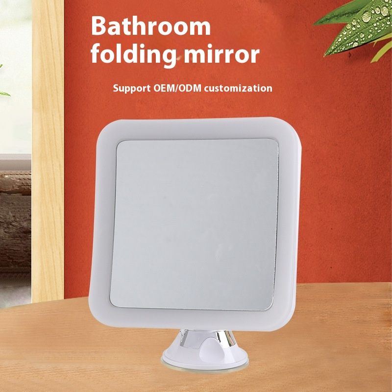 5 Times10 Times Square Wall-sticking Makeup With Suction Cup Bathroom Mirror