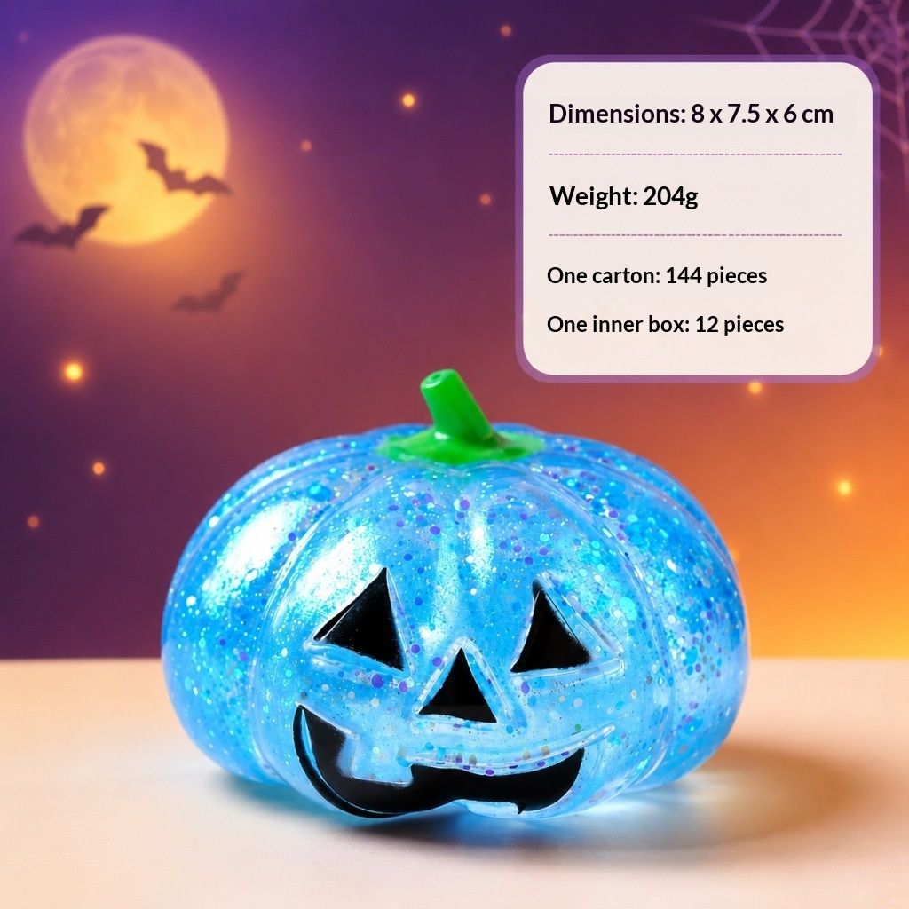 Halloween Gift Scary Dumpling Squeeze Toy With Bounceback