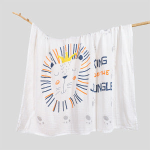 Double-layer Bamboo-cotton Baby Bath Towel Newborn Gauze