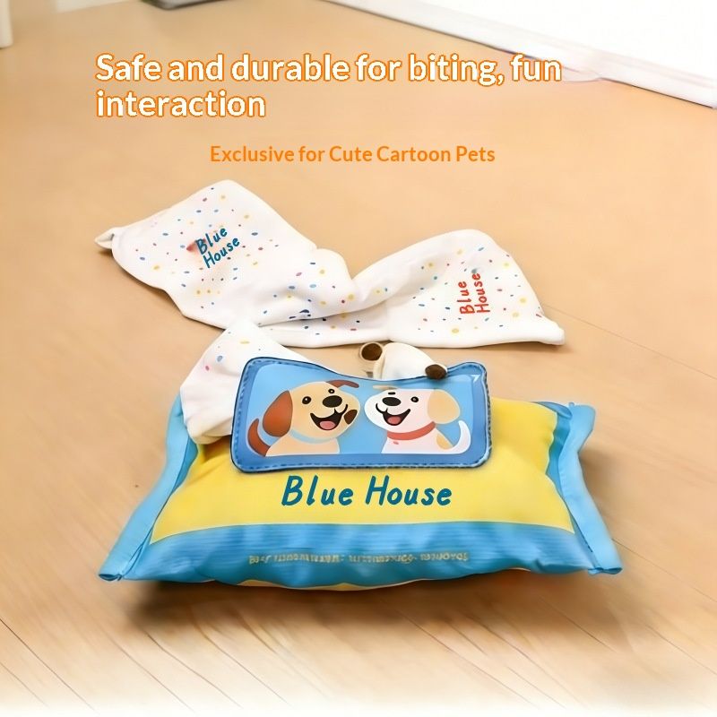 Dog Chew Toy For Tissue Boxes Pet Supplies