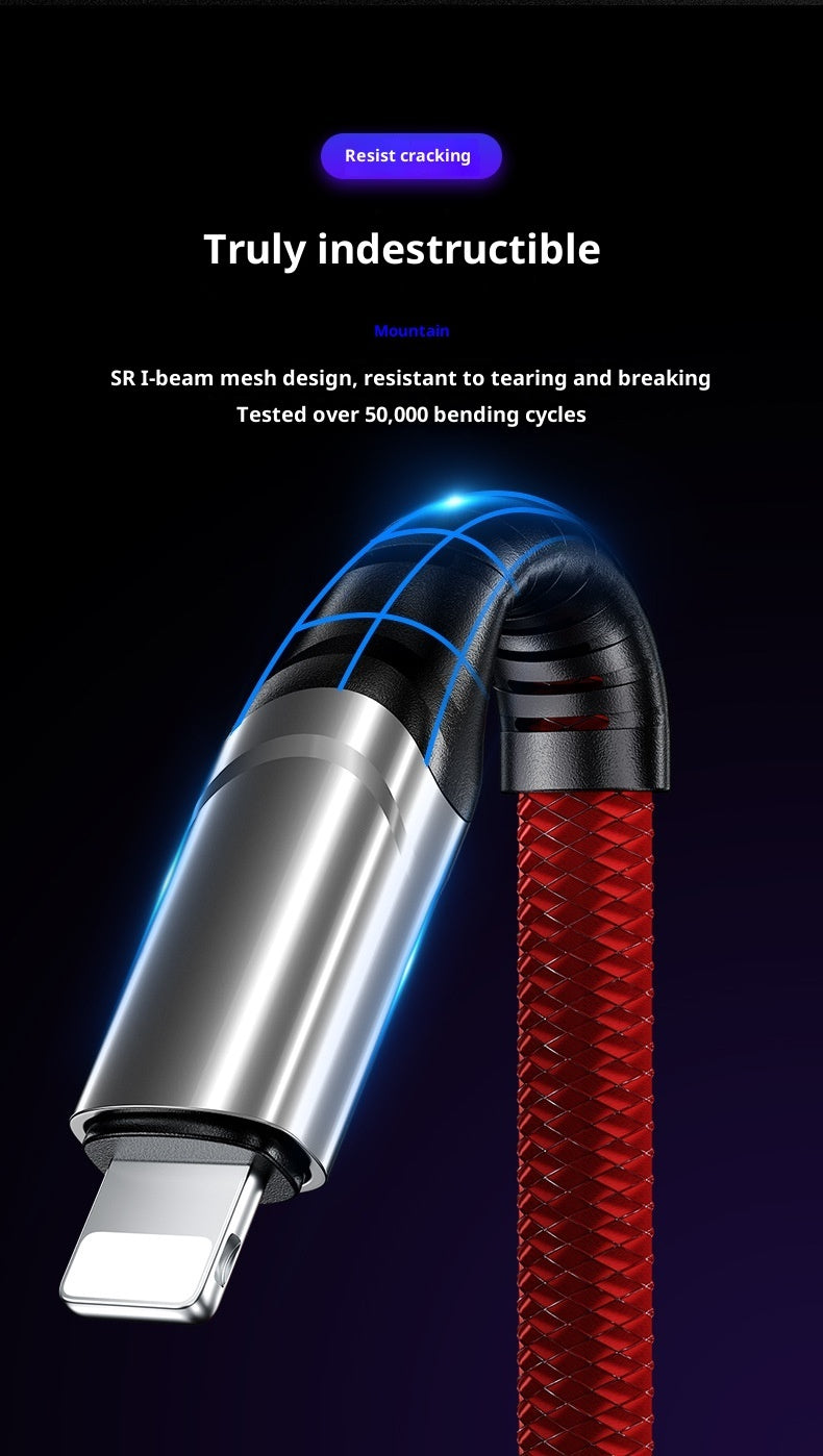 Business High-end 240W Super Fast Charging One-to-three Charging Cable