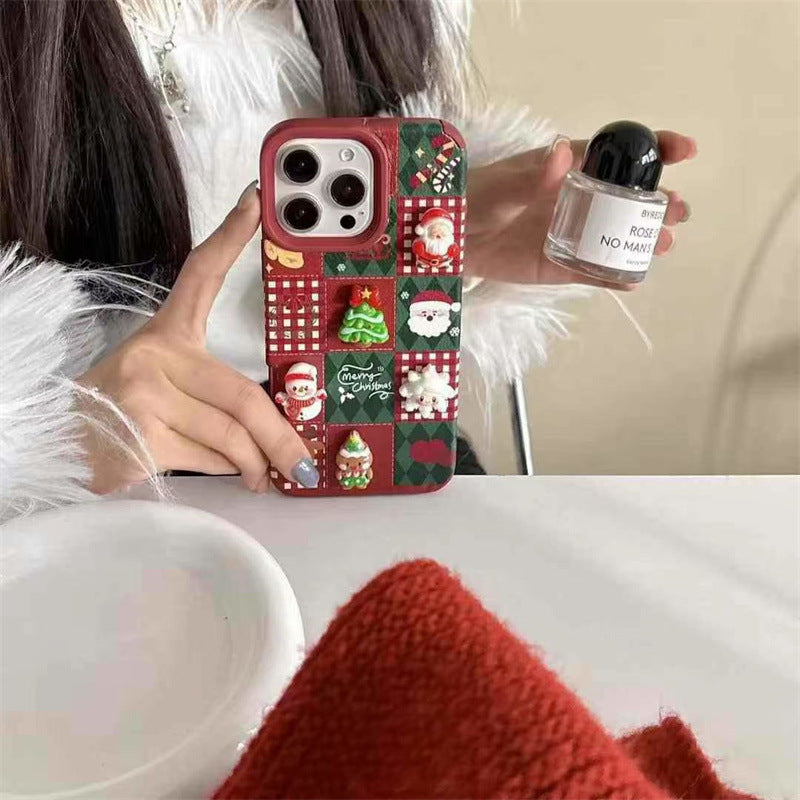 Cortex 3D Santa Claus Phone Case With Full-body Drop Protection