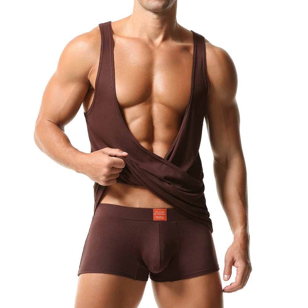 Men's Fitness Suit Sports Base Vest