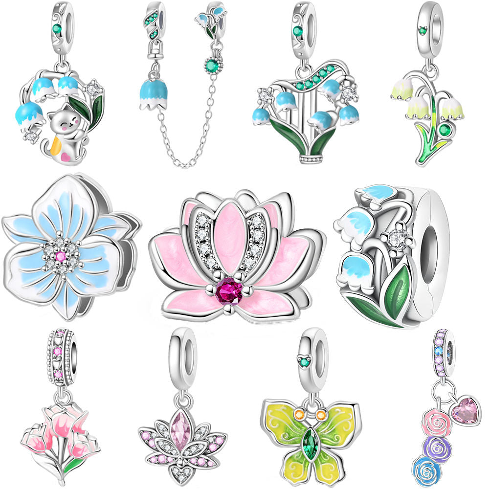 Lotus DIY Bracelet Accessories Lily Of The Valley Positioning Clasp