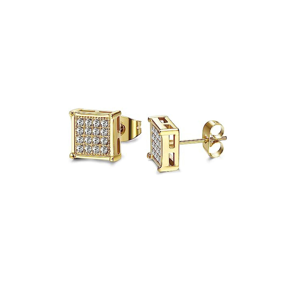 Korean-style Minimalist Chic Rhinestone Stud Earrings