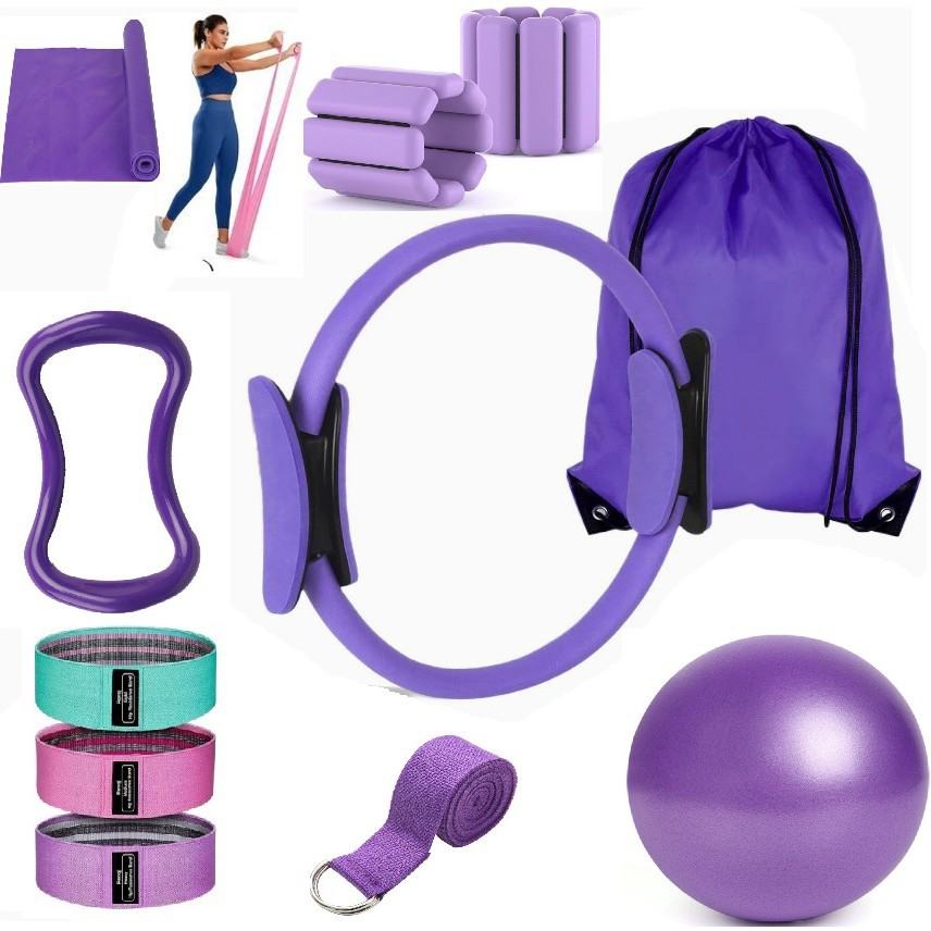 Pilates Circle Five Piece Stretching Assist Belt