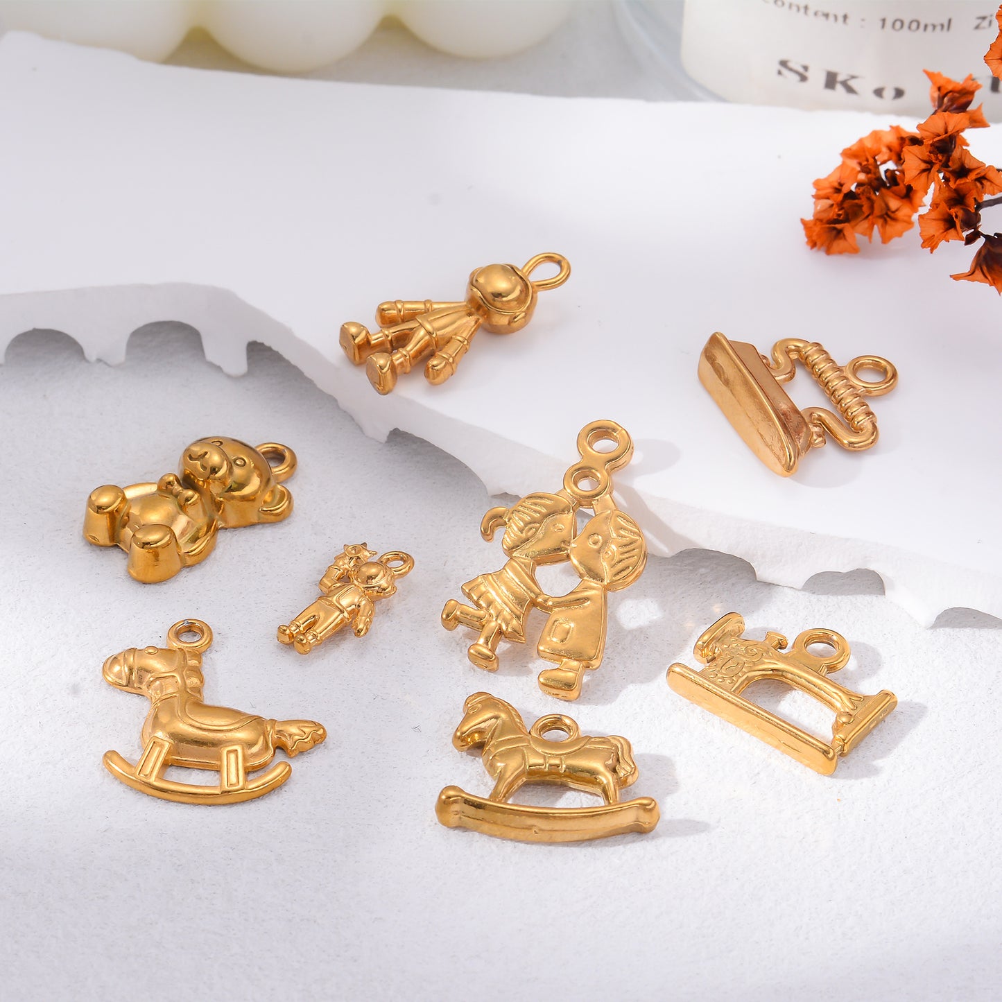 DIY Necklace And Bracelet Accessories Character And Animal-shaped Fashion Jewelry Components