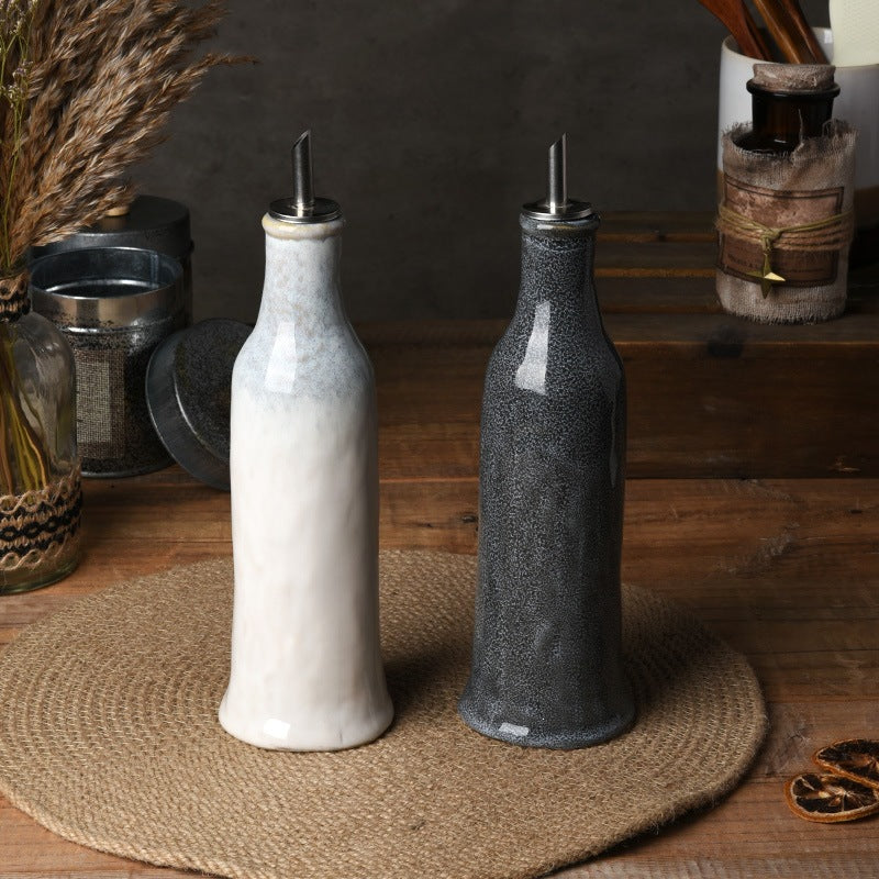 High Appearance Kitchen Retro Household Oil Bottle