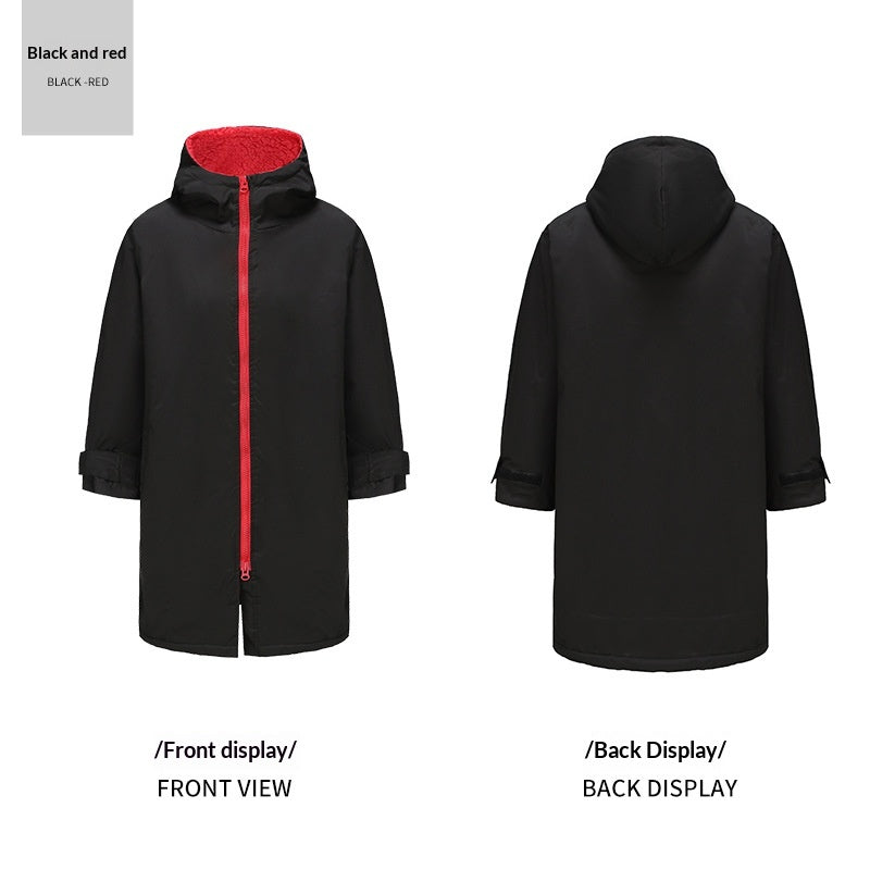 Outdoor Thermal Jacket Swimming Training Bathrobe