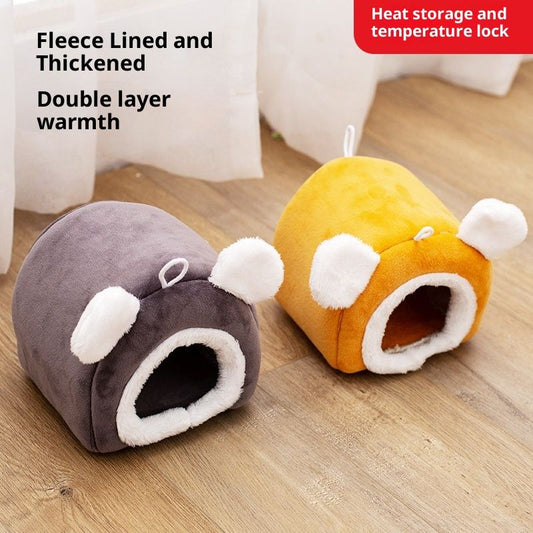 Thick Small Pet Bed Cute Warm Bird Nest