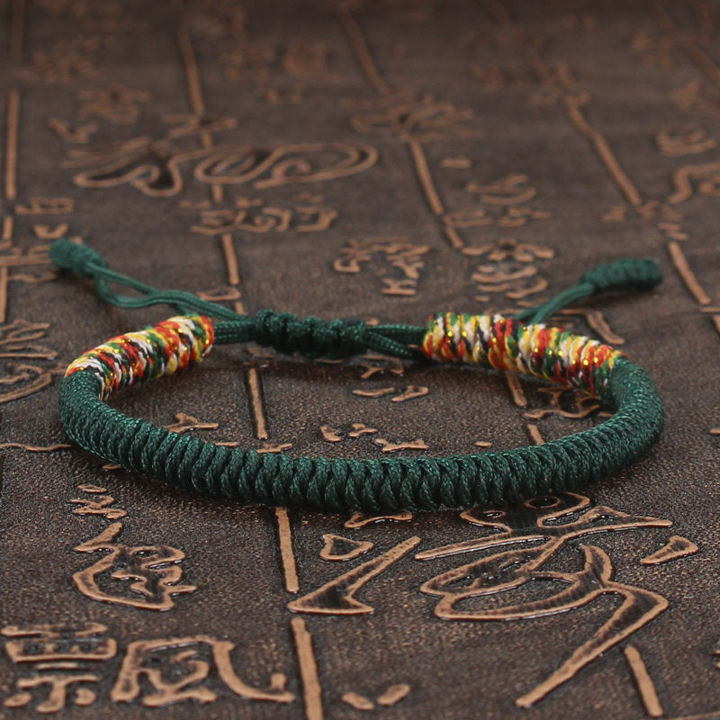 Best Seller In Europe And America Handmade Woven Jin Gang Knot Red Rope Bracelet