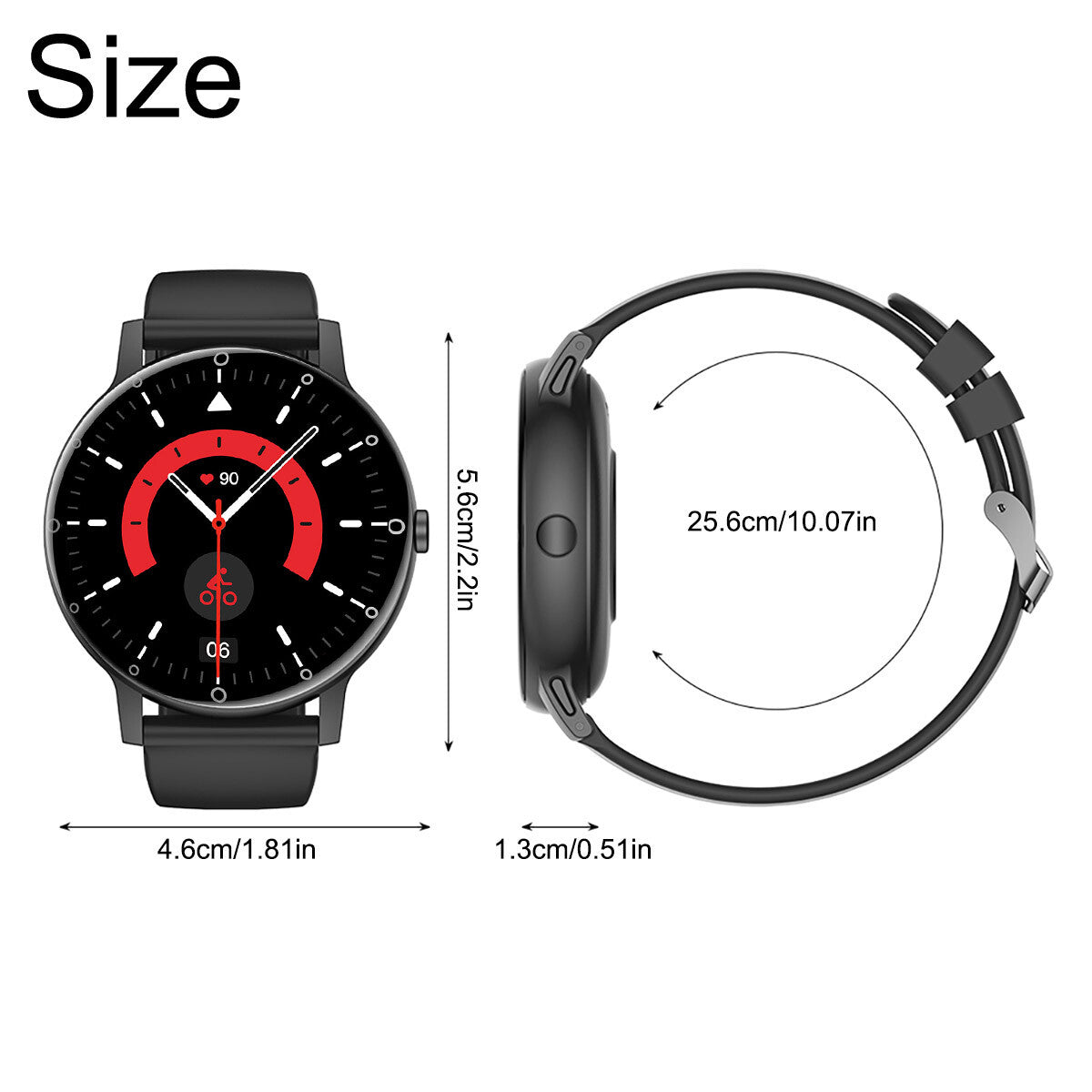 BT Bluetooth Call Smart Watch Outdoor Sports Fitness Tracker Voice Assistant