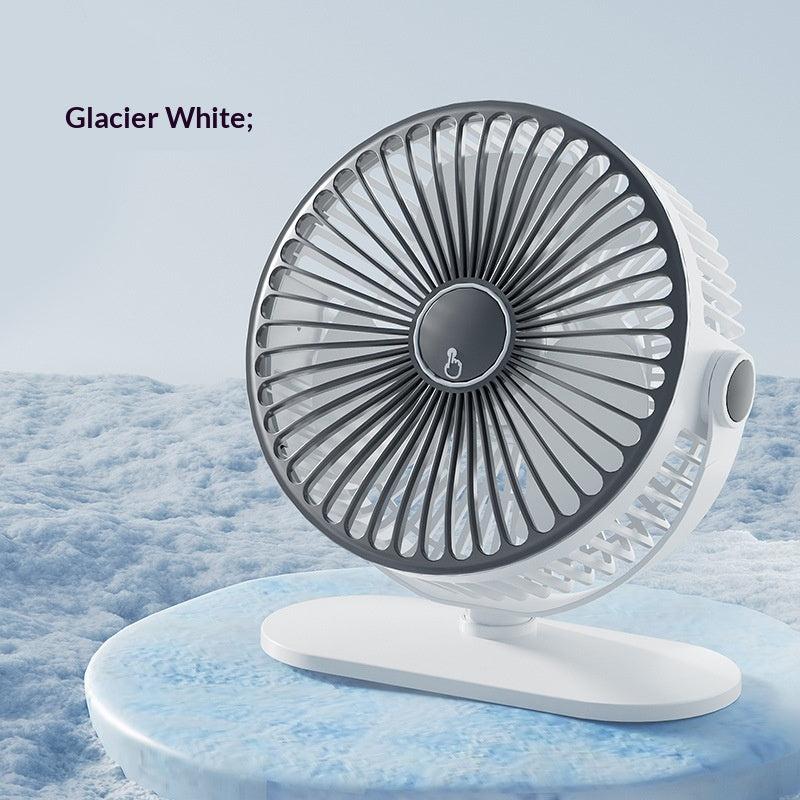 Portable Clip-On Silent Mini Car Charging Fan