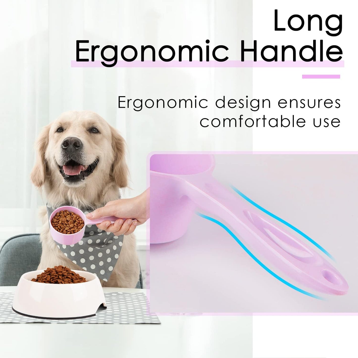 Dog Food Scoop For Container Measuring Scoop For Dogs Cats Birds And Rabbits Pet Food Feeding Scoop