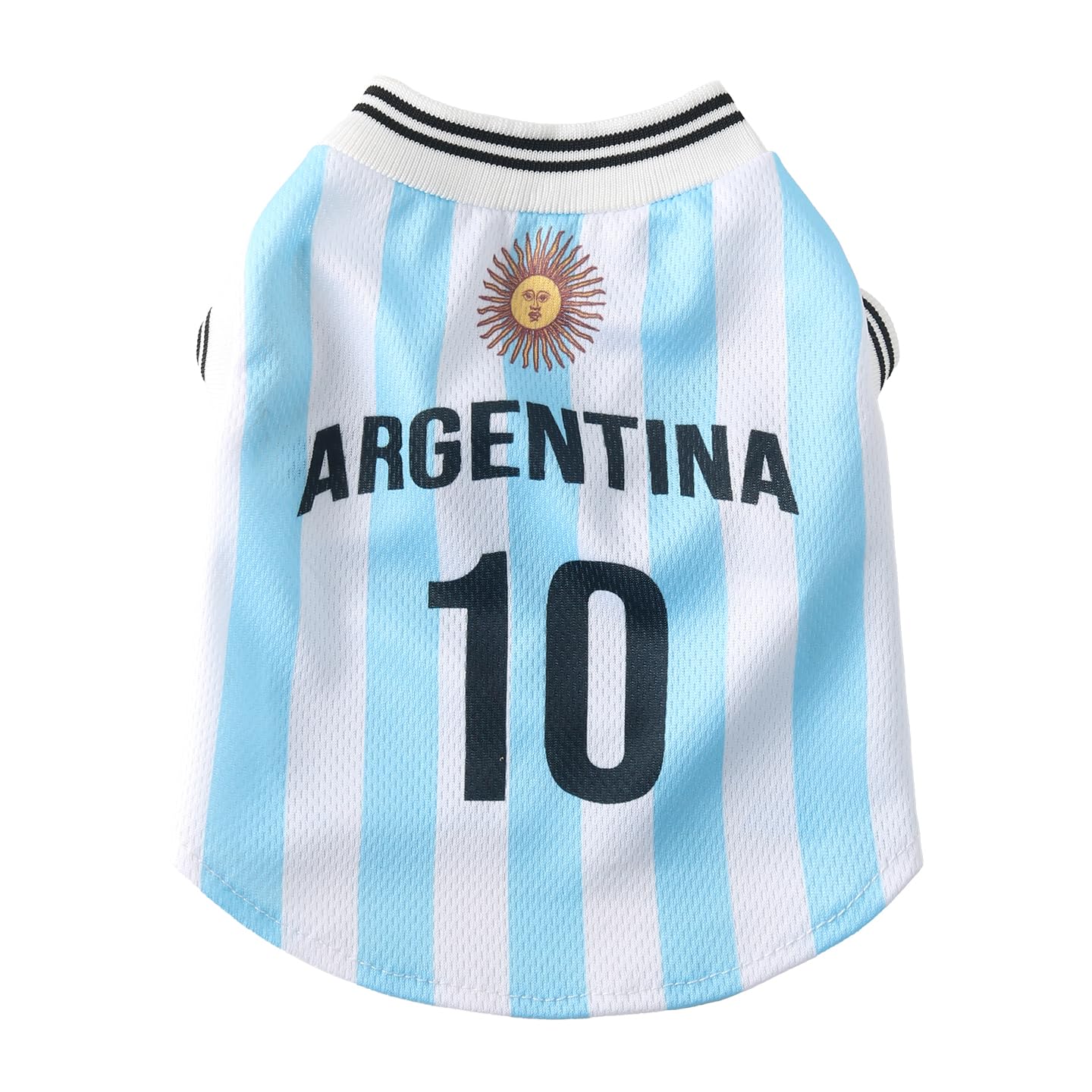 Mexico Pet Dog Jersey Costume, Summer Cooling Mesh Fabric, Soccer Sportswear Team Jersey, Lightweight Football Casual Clothes For Small Dogs