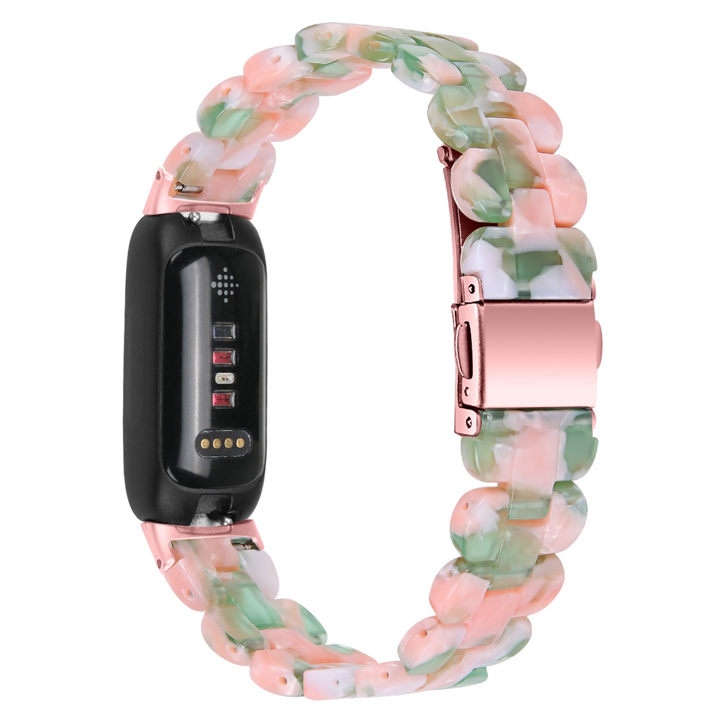 Fashion Personality Oval Resin Smart Flower Strap