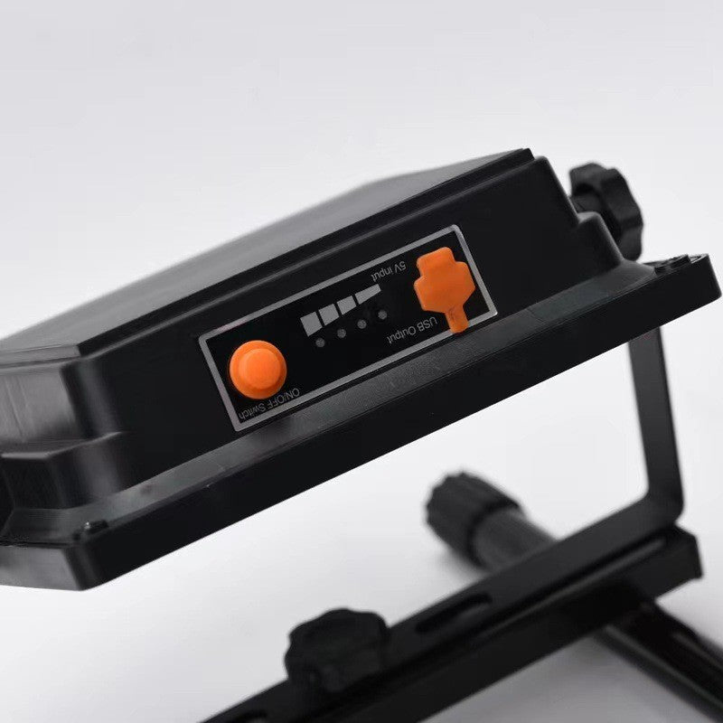 Solar-Powered LED Emergency Charging Floodlight