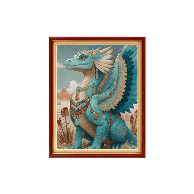 Wholesale Cute Animal Healing Cross Stitch Handmade Embroidery DIY For Home Living Room Drop Shipping